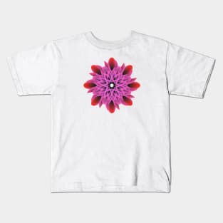 Beautiful and Artistic Pink Flower Kids T-Shirt